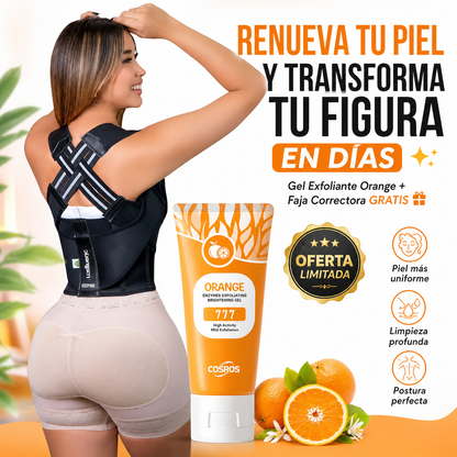 El Secreto de las Coreanas Revelado: Exfoliante Orange + Faja Incluida SIN COSTO